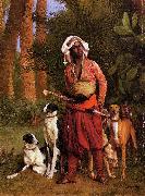 Jean Leon Gerome The Negro Master of the Hounds oil painting on canvas